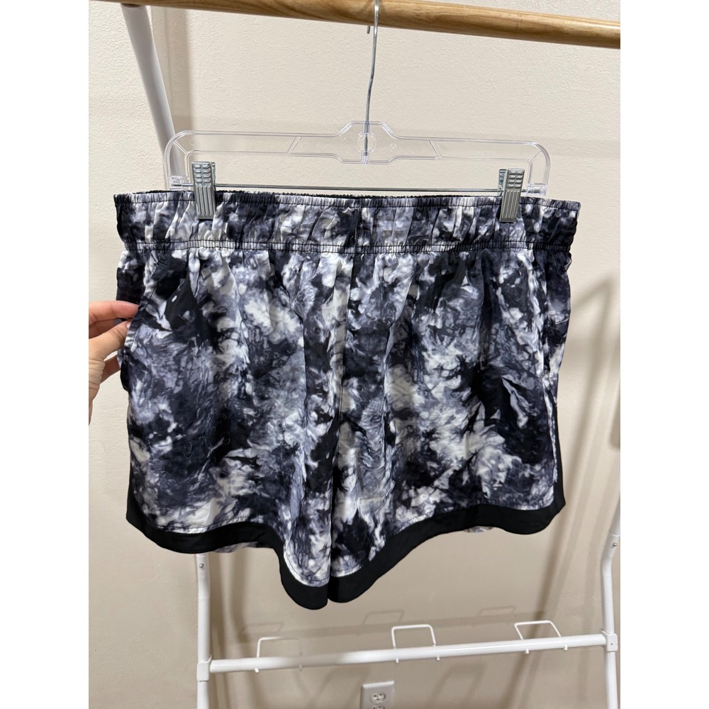 Athleisure Gym Running Shorts Black White XXL Tie-Dye Athletic Works